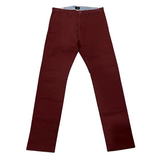 NWT J.Crew Men's 484 Slim Fit Stretch Chino Pant Dusty Purple Size 28x32 - Picture 2 of 9